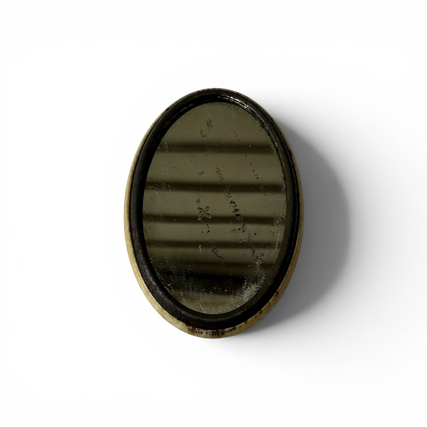 1910 Boot And Shoe Workers Union Celluloid Mirror