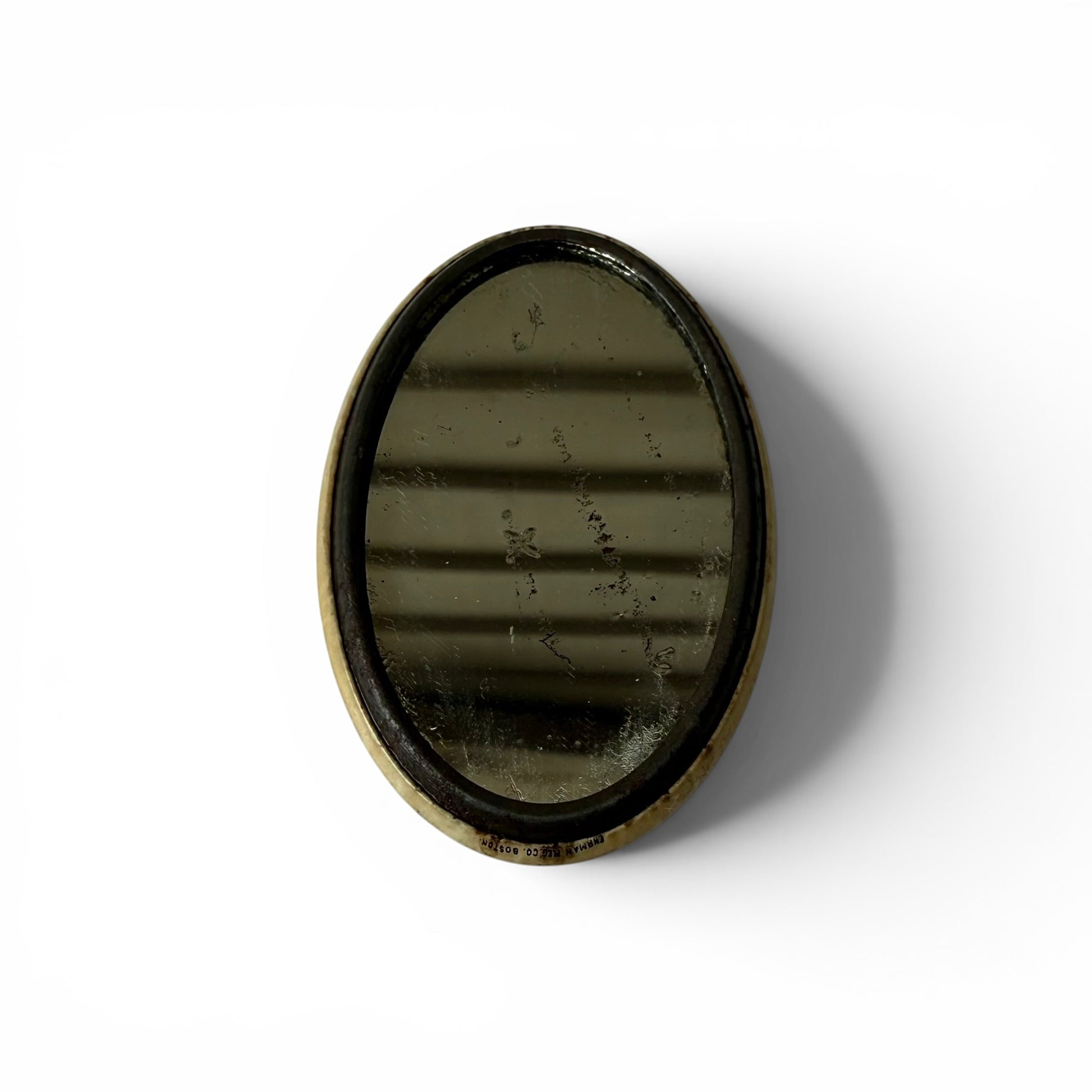 1910 Boot And Shoe Workers Union Celluloid Mirror