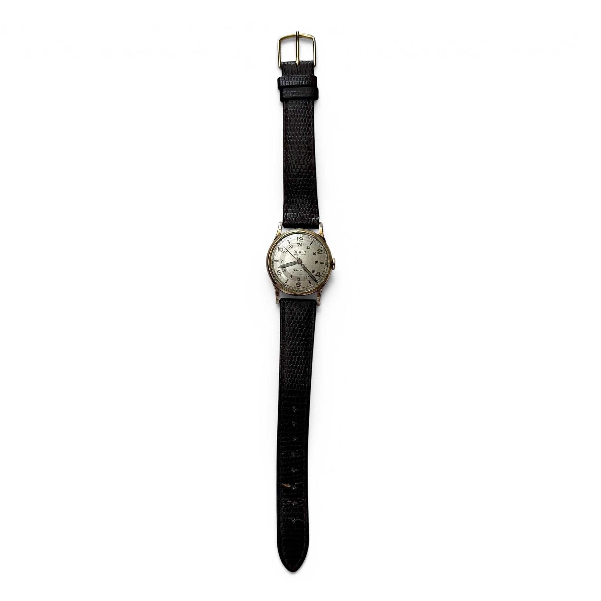 1940s Gruen Veri-Thin "Pan American" Manual Wind Watch