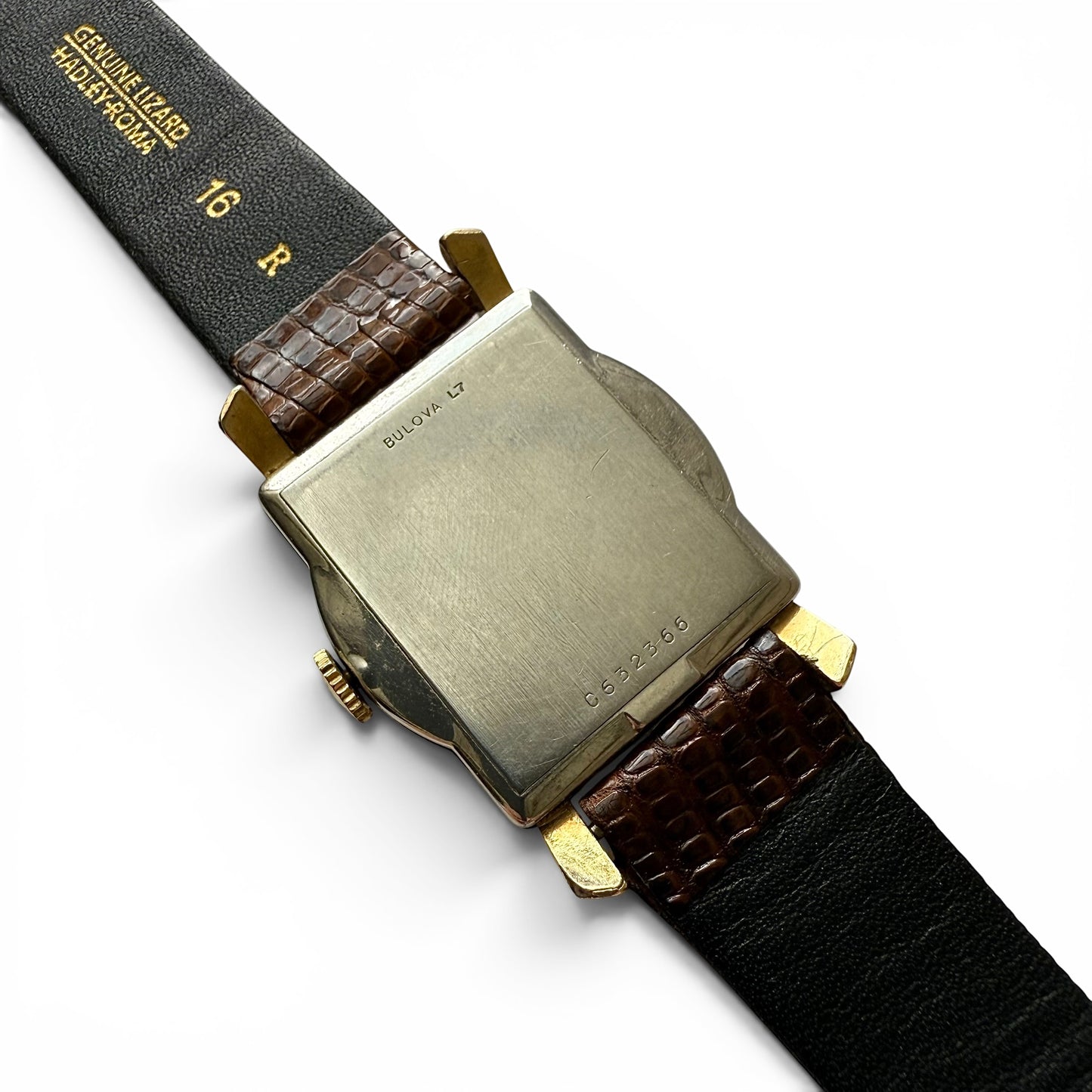 1950's "Senator" Bulova Manual Wind Watch backside