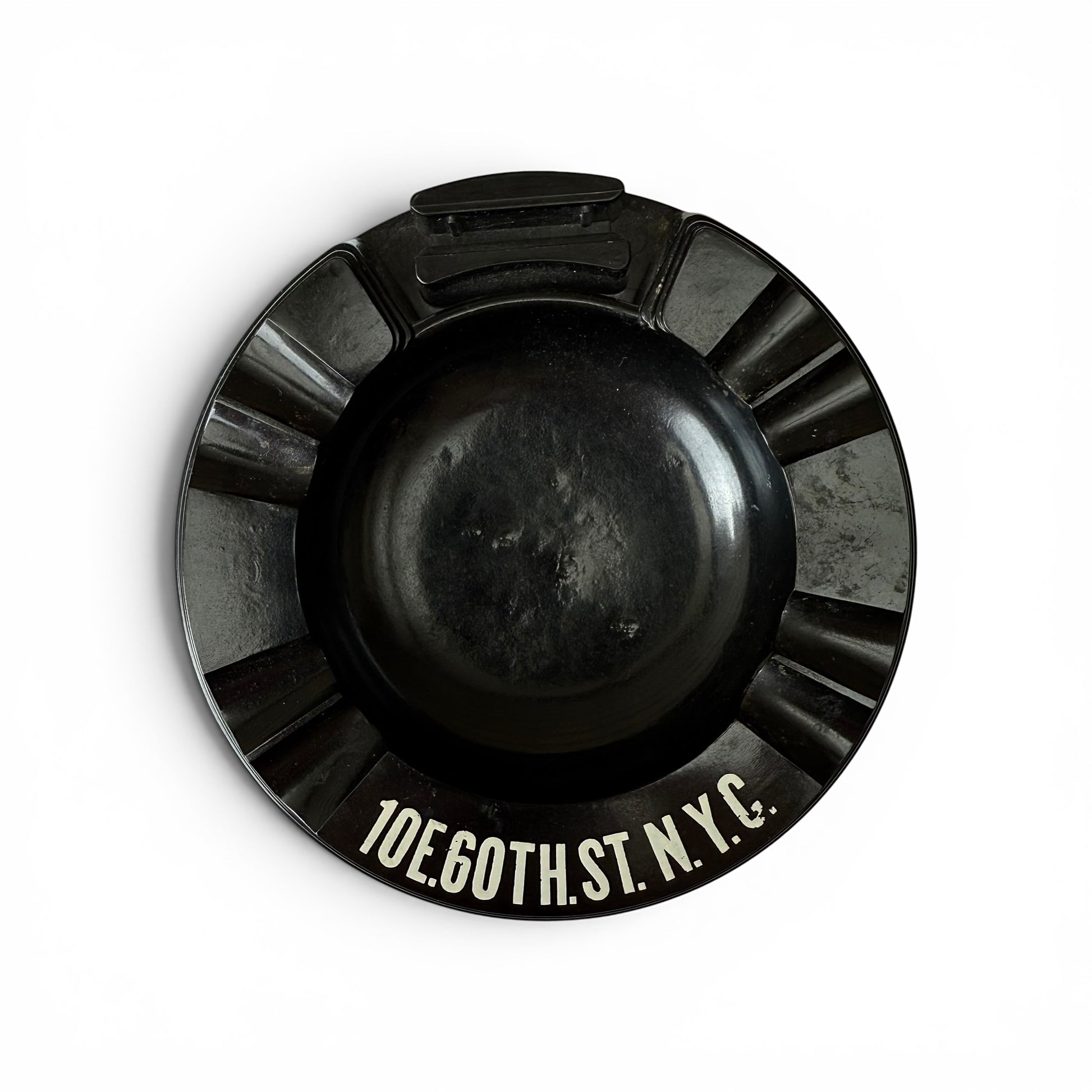 1950s Copacabana Bakelite Ashtray shot from above
