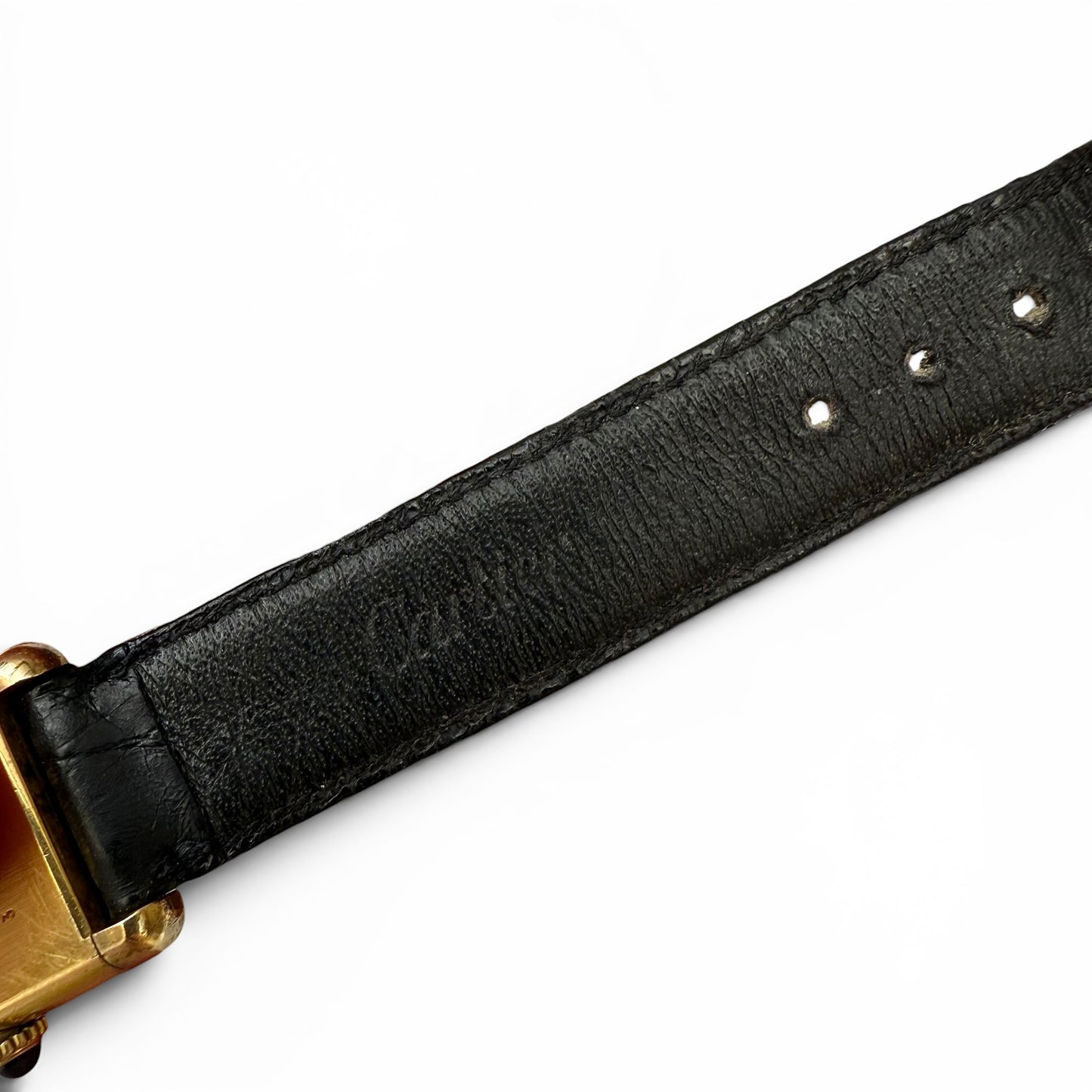 Late 1970s Must De Cartier Manual Wind Tank Watch